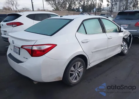 2014 Toyota Corolla Le Eco Premium z USA, uszkodzony, nr VIN 5YFBPRHE6EP023692